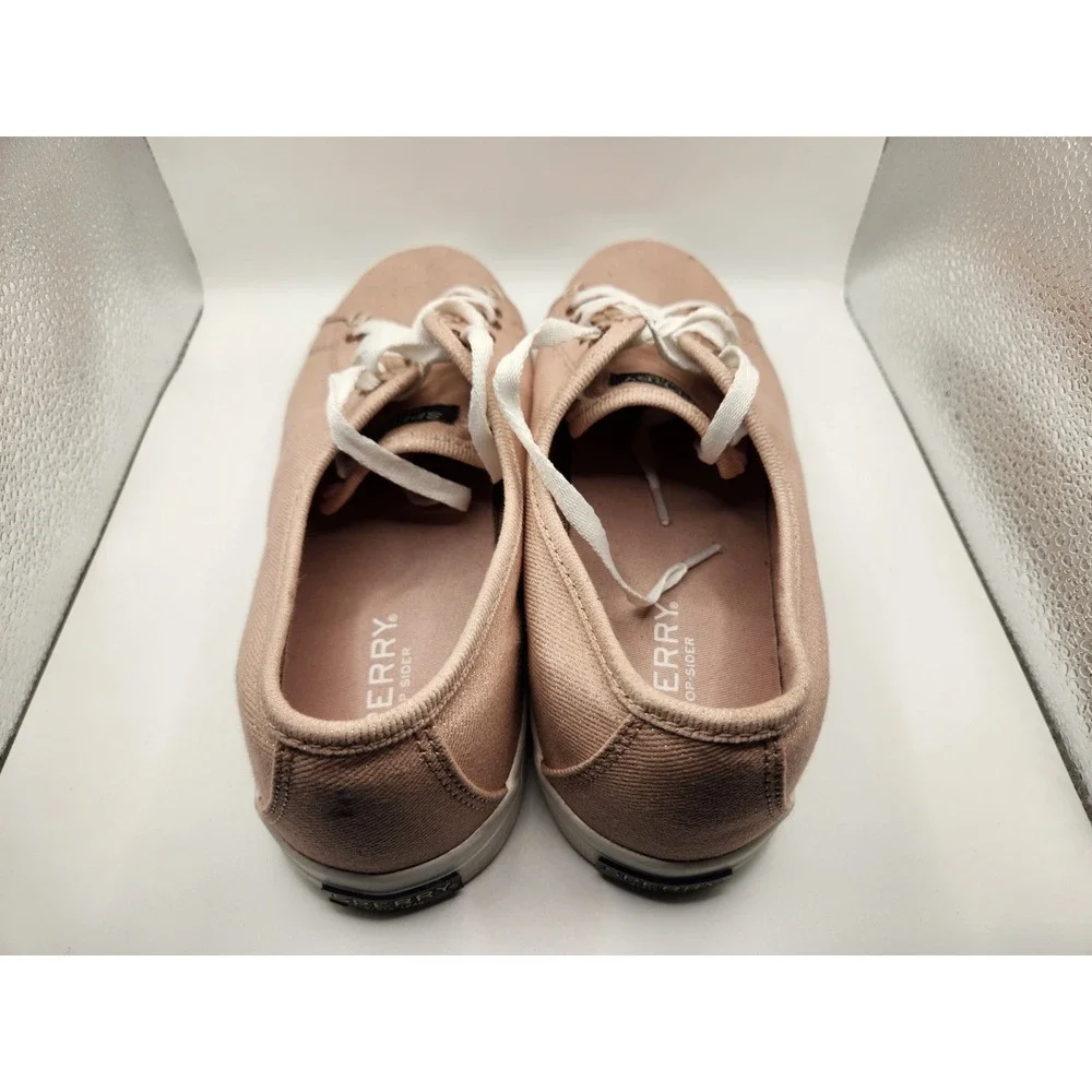 Sperry Top Sider‎ Memory Foam Light Pink Lace Up Shoes Womens Size 9M